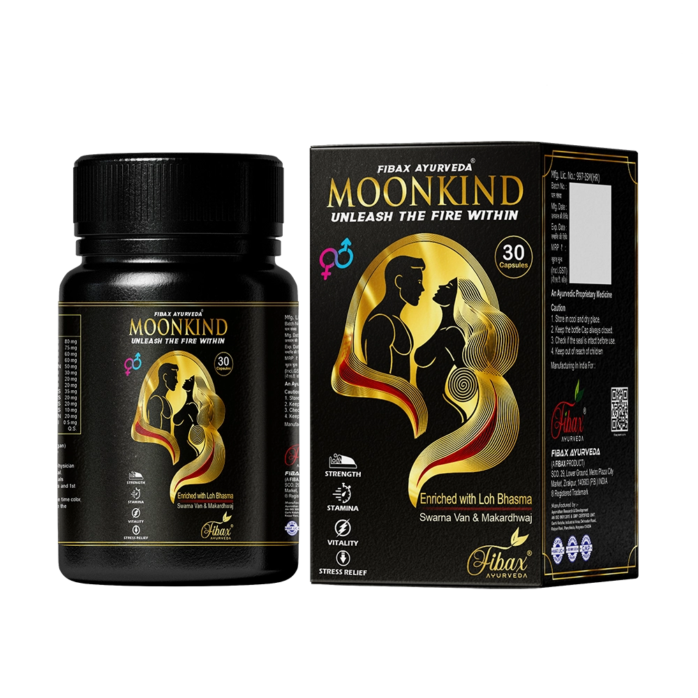 Moonkind Ayurvedic Capsules for Power, Stamina, Strength & Stress Relief